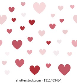 Heart background. Seamless vector pattern