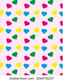 Heart background for showing affection and attention towards people.