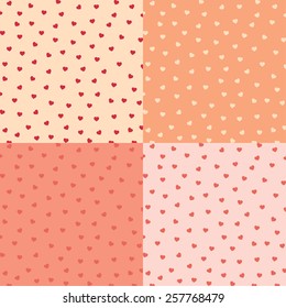 Heart Background Sweet Tone