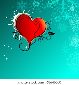 Heart background, Valentine day