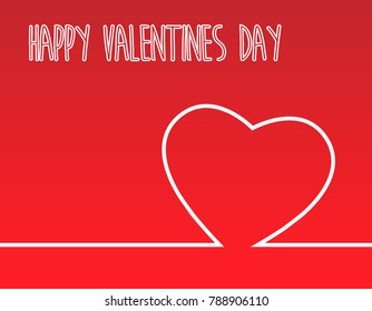 heart background for valentines day concept in vector