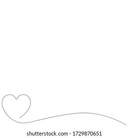 Heart background valentines day design vector illustration