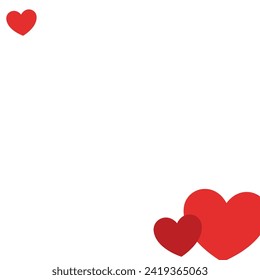 Heart Background, Valentine's Day Background, Heart Texture, Heart Icon, Heart Vector, Happy Valentine's Day, Vector Illustration Background	