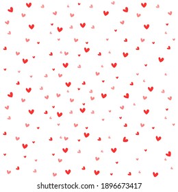 Antecedentes del día de San Valentín. Ilustración vectorial en diseño plano