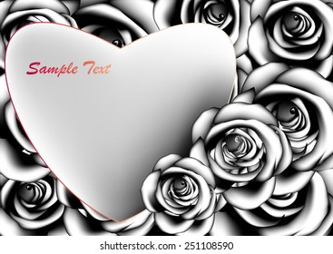 Heart background vector graphics for valentine's day