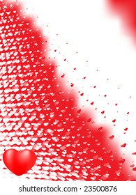 heart background. vector holiday valentine