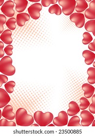 heart background. vector holiday valentine