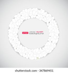 Heart Background Vector Illustration EPS10