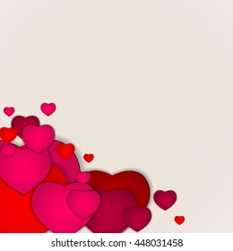 Heart Background Vector Illustration EPS10