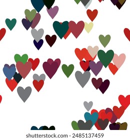 Heart background, vector illustration, seamless vector, heart pattern vector, ornament pattern, pattern design, seamless pattern, heart symbol, abstract background, background texture