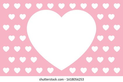 Heart background.  vector pattern