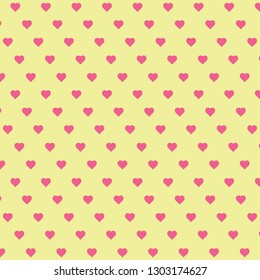 Heart background vector pattern - St Valentines day illustration repeating hearts popular love heart decor inspiration idea