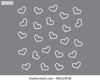 heart, background, wallpaper, icon, vector illustration eps10