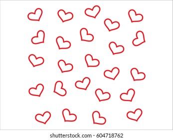 heart, background, wallpaper, icon, vector illustration eps10