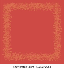 Heart background which consists of isolated elements. Modern style with beautiful elements in heart background. Can be used as print, wallpaper, cards, valentine cards, logo, background and etc.