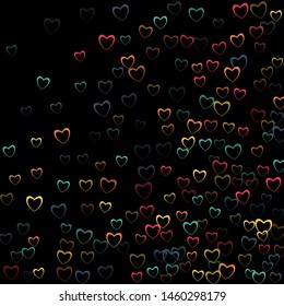 Heart background which consists of isolated elements. Modern style with beautiful elements in heart background. Can be used as print, wallpaper, cards, valentine cards, banner, background and etc.