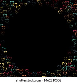 Heart background which consists of isolated elements. Modern style with beautiful elements in heart background. Can be used as print, wallpaper, cards, valentine cards, banner, background and etc.