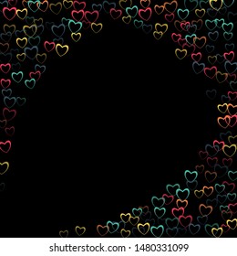 Heart background which consists of isolated elements. Modern style with beautiful elements in heart background. Can be used as print, wallpaper, cards, valentine cards, banner, background and etc.