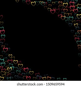 Heart background which consists of isolated elements. Modern style with beautiful elements in heart background. Can be used as print, wallpaper, cards, valentine cards, banner, background and etc.