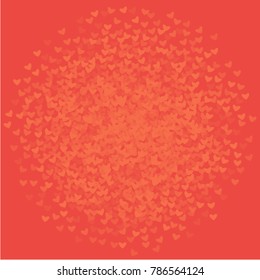 Heart background which consists of isolated elements. Modern style with beautiful elements in heart background. Can be used as print, wallpaper, cards, valentine cards, logo, background and etc.