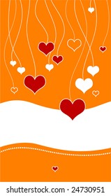 Heart background for your invitation