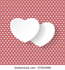 Heart, background,card print ,seamless