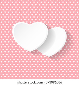 Heart, background,card print ,seamless