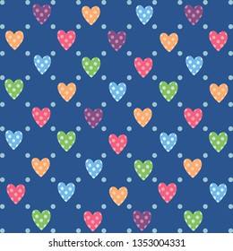 Heart background.Vector illustration