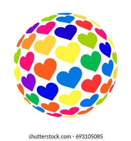 heart ball icon