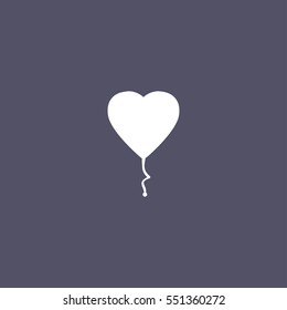 heart balloon icon