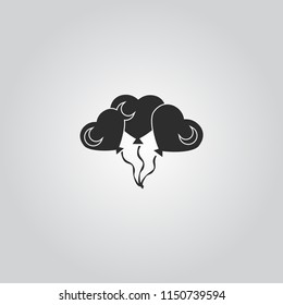 Heart Balloon Vector icon