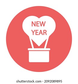 Icono vectorial de globo cardíaco Icono Vector aislado que puede modificar o editar fácilmente

