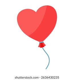 Heart balloon – vector illustration