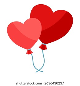 Heart balloon – vector illustration