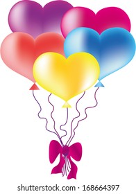 Heart balloons