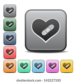Heart with Bandage Icon