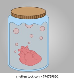 
Heart in the bank