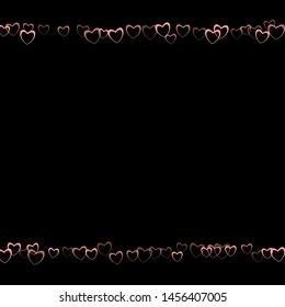 Heart banner which consists of isolated elements. Modern style with beautiful elements in heart banner. Can be used as print, wallpaper, cards, valentine cards, banner, background and etc.