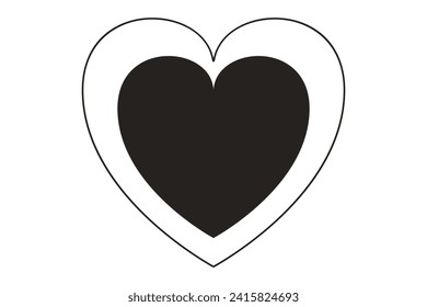 Heart Basic Graphic Sticker Design