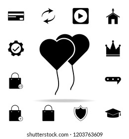 heart beads icon. web icons universal set for web and mobile