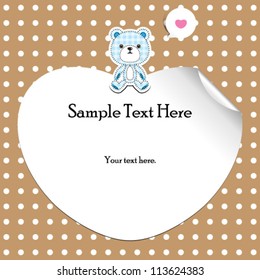 Heart and bear