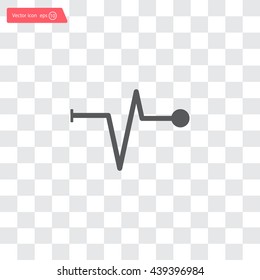 Heart beat, cardiogram. Pulse icon