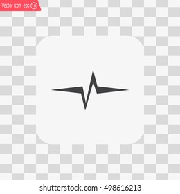 Heart beat, cardiogram. Pulse icon