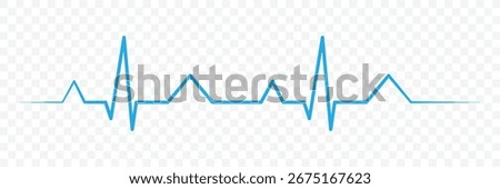 Heart beat cardiogram vector. Heart beat icon. heart rhythm illustration. 