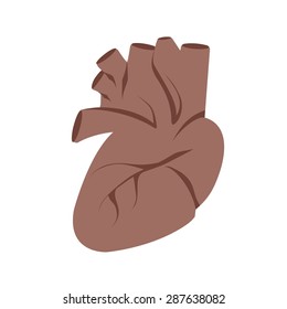 Heart beat, heart, ecg icon vector image. Can also be used for healthcare and medical. Suitable for mobile apps, web apps and print media.