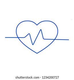Heart beat icon