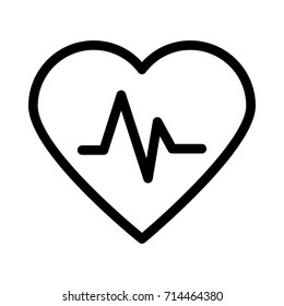 Heart beat icon