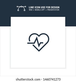 heart beat icon design vector illustration