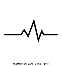 Heart beat icon in isolated on background. symbol for your web site design Heart beat icon logo, app, Heart beat icon Vector illustration.