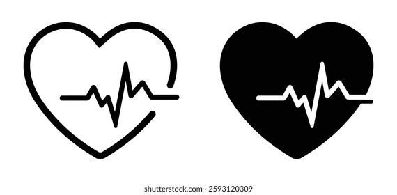 Heart beat icon set. heart beat. Medical heart. Heartbeat line icon. Cardiogram line icon. hearts, icon, vector, symbol.